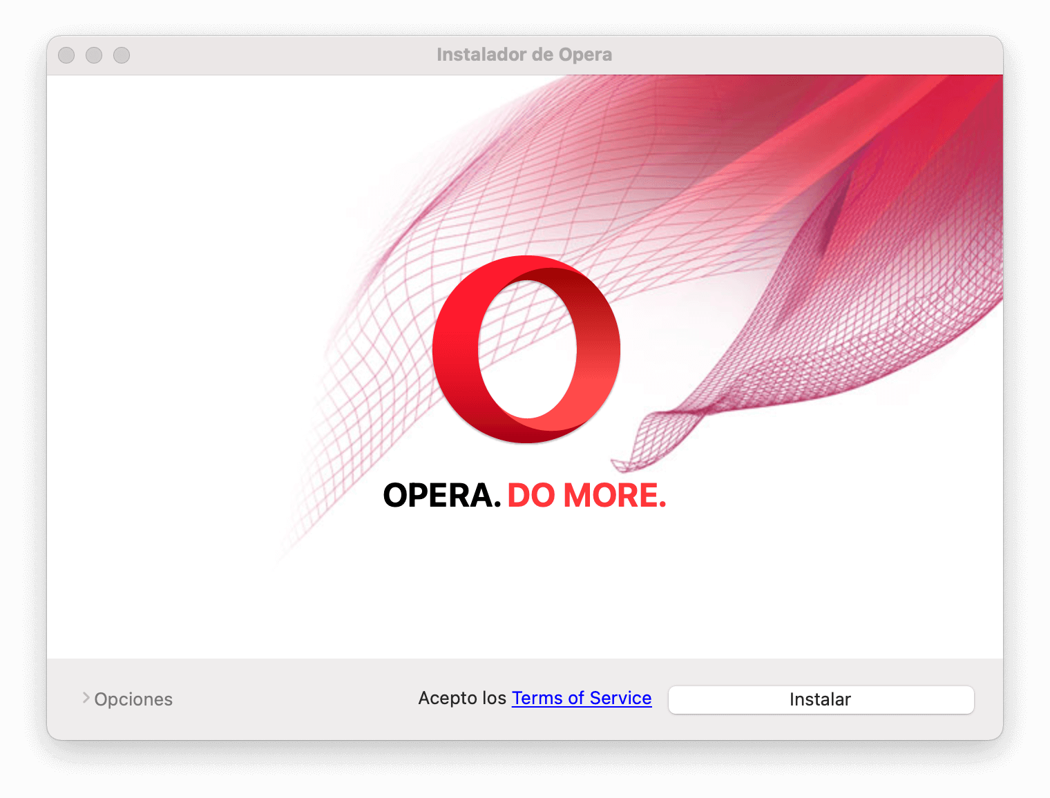 Instalador de Opera