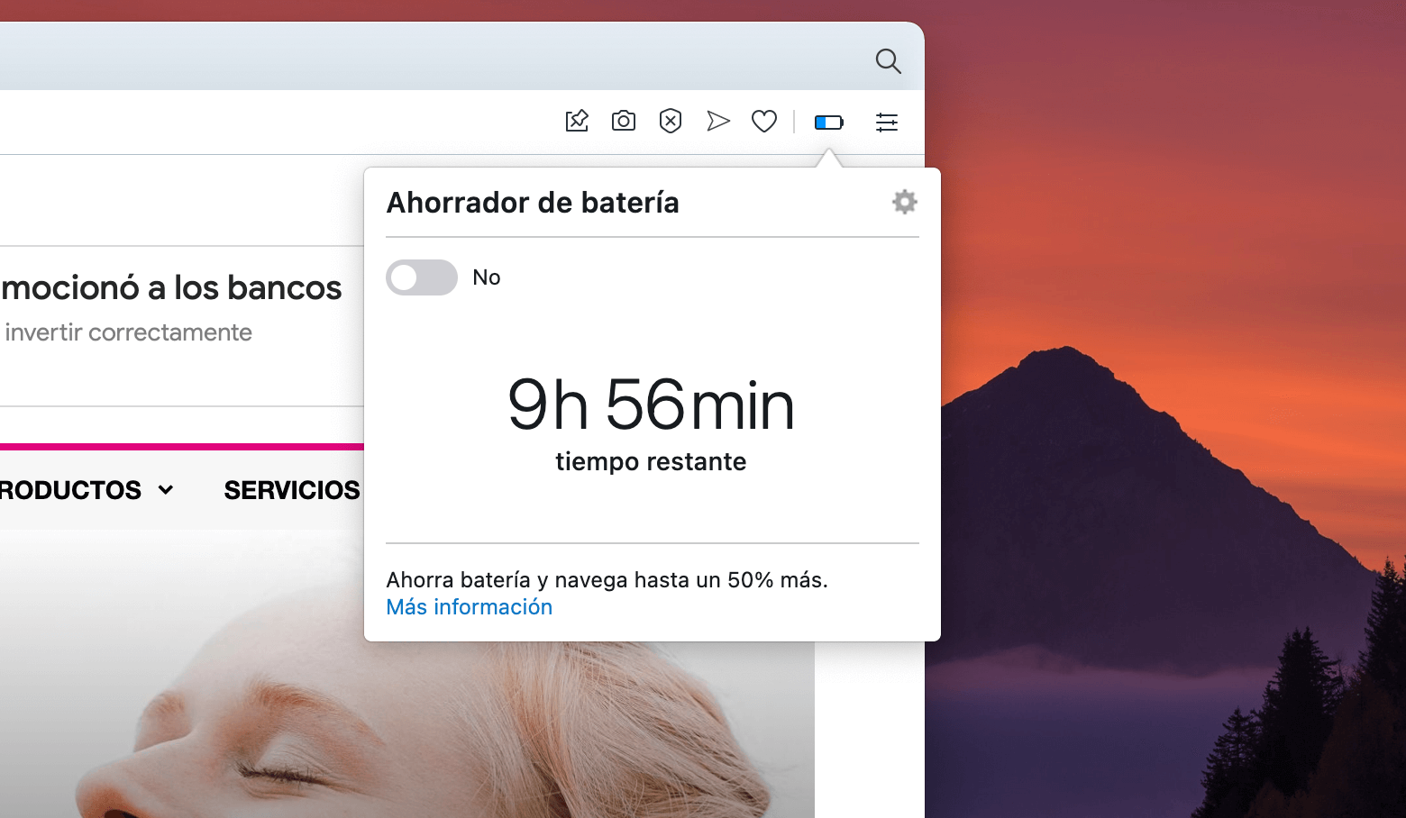 Opera: ahorro de batería