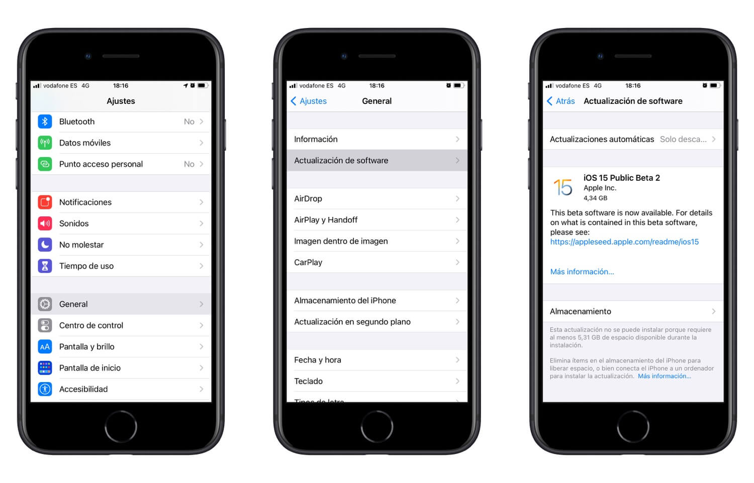 Descargar e instalar la beta pública de iOS 15 o iPadOS 15