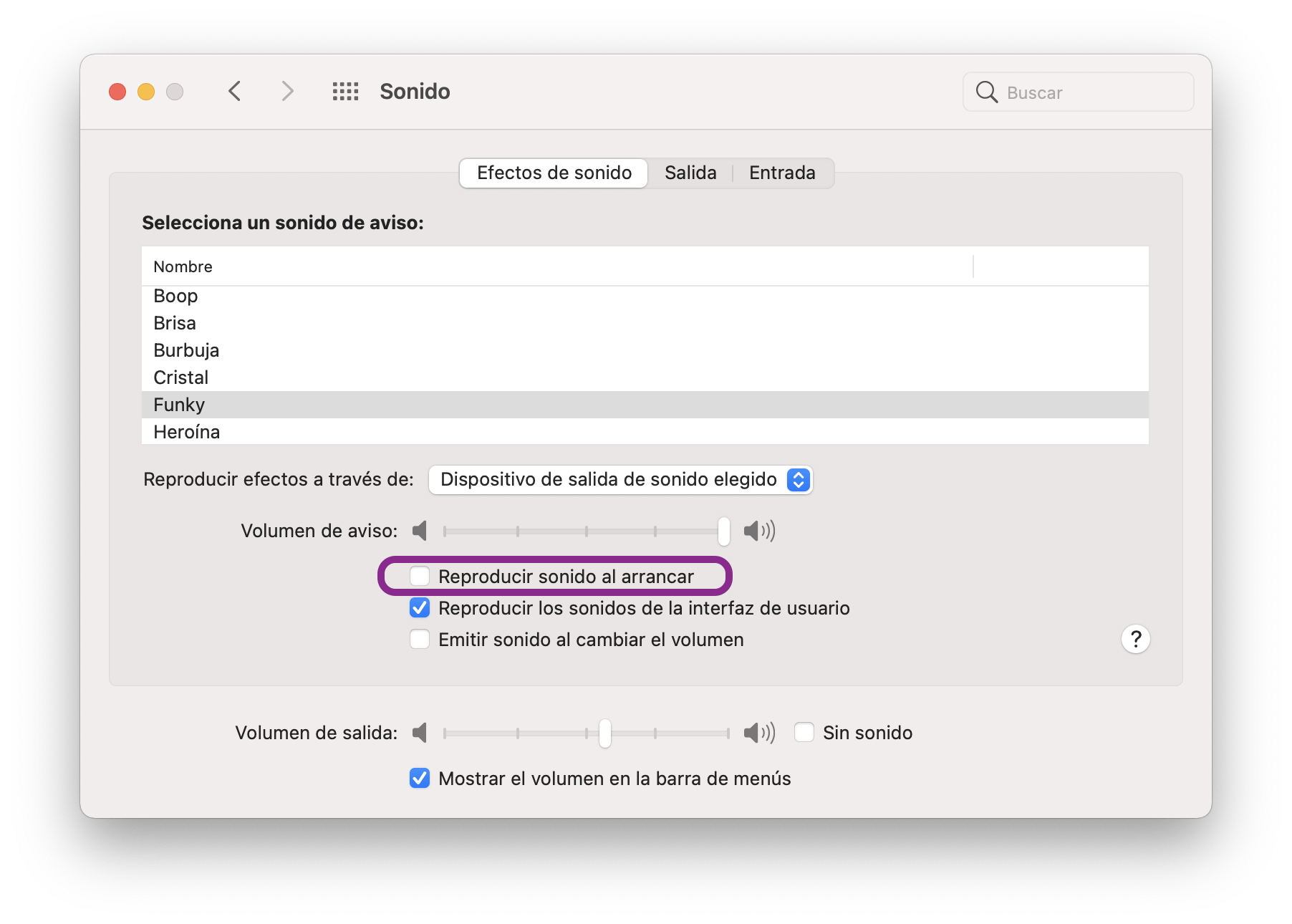 Desactivar sonido al arrancar en Mac Desactivar sonido al arrancar en Mac