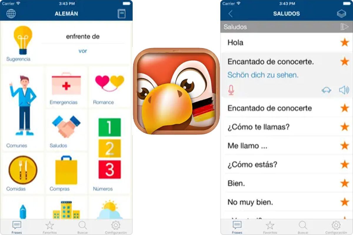 ‎Aprende alemán: más de 800 palabras y frases de uso común