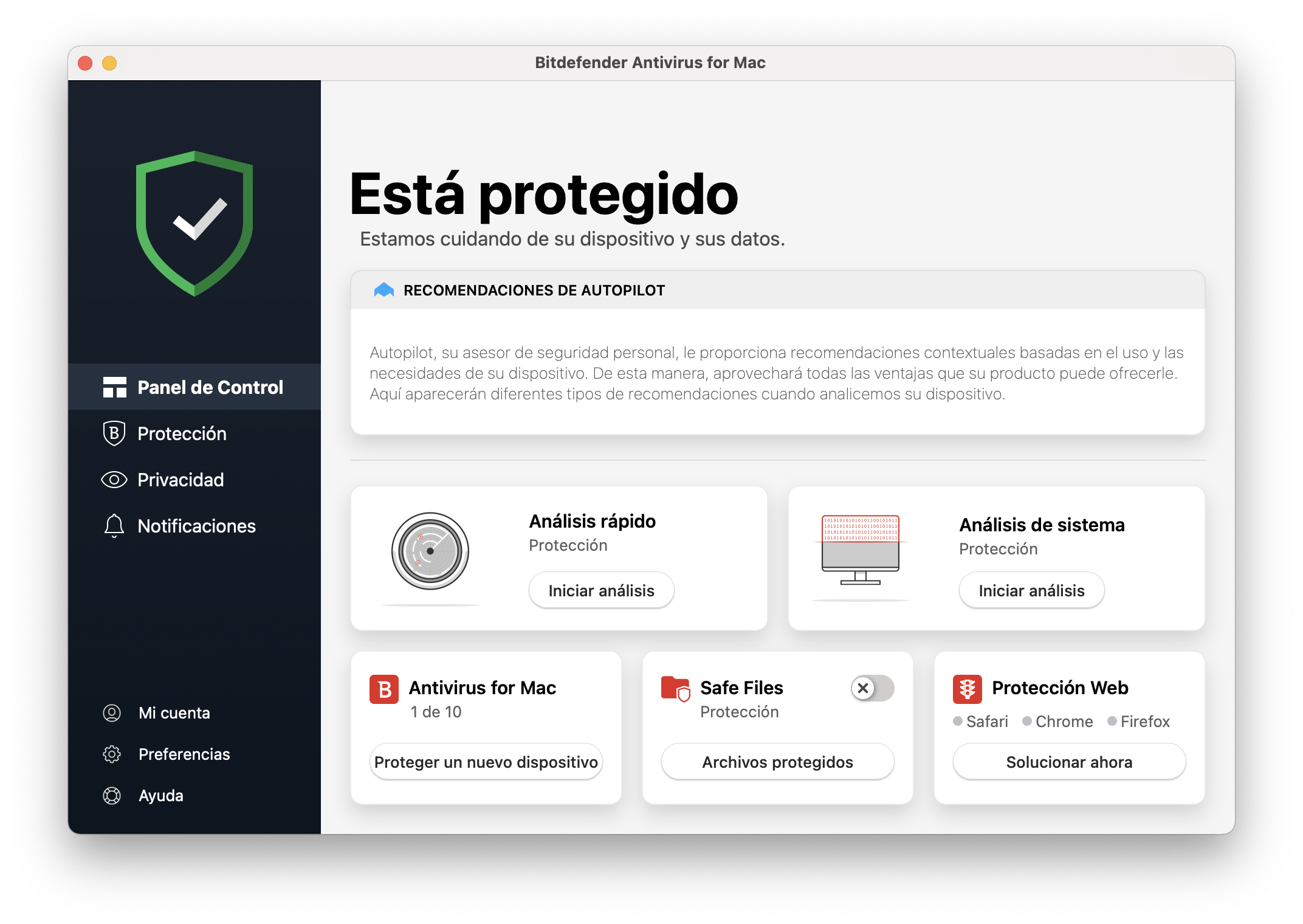 Bitdefender para Mac