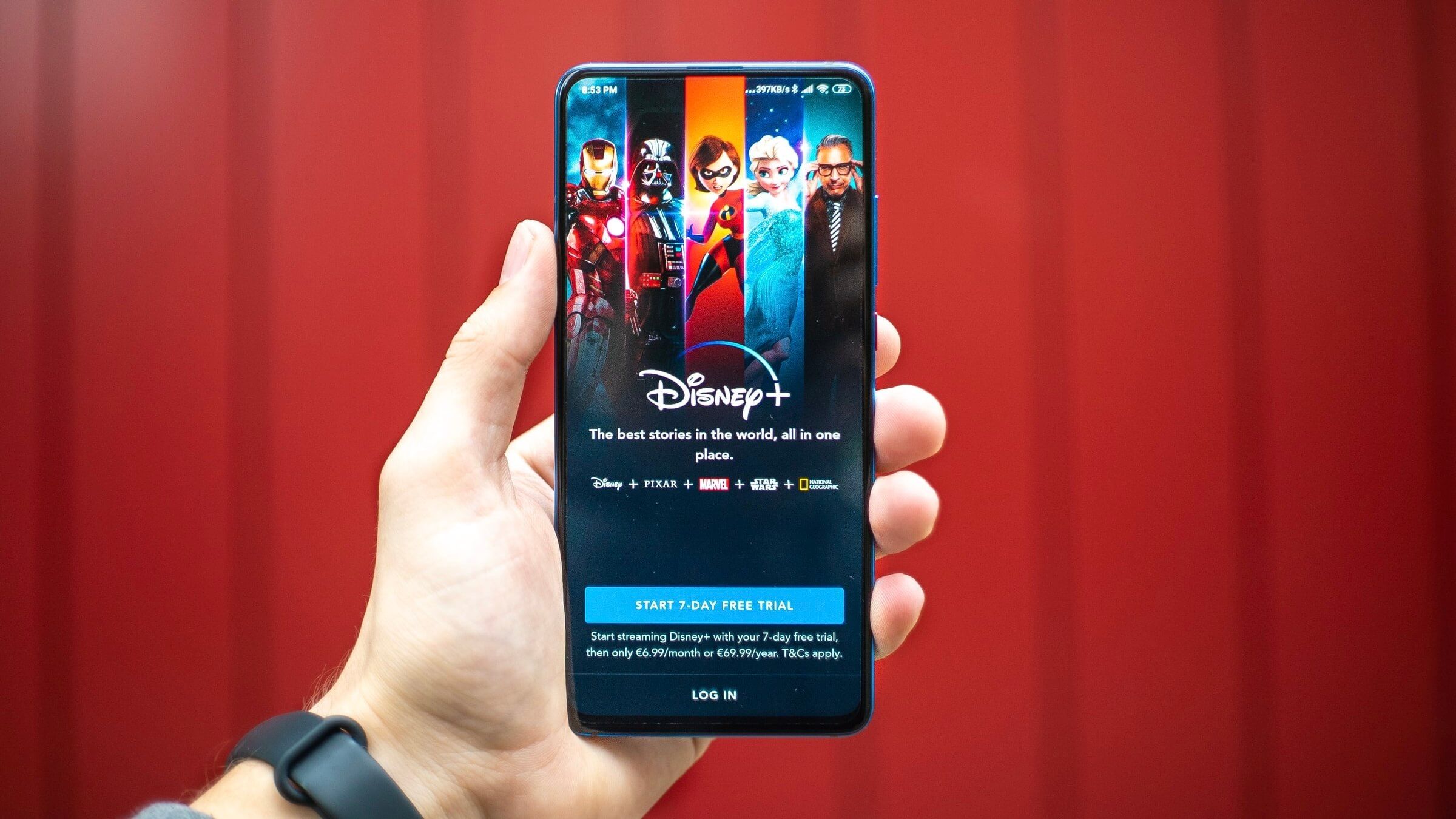 Disney+ en smartphone