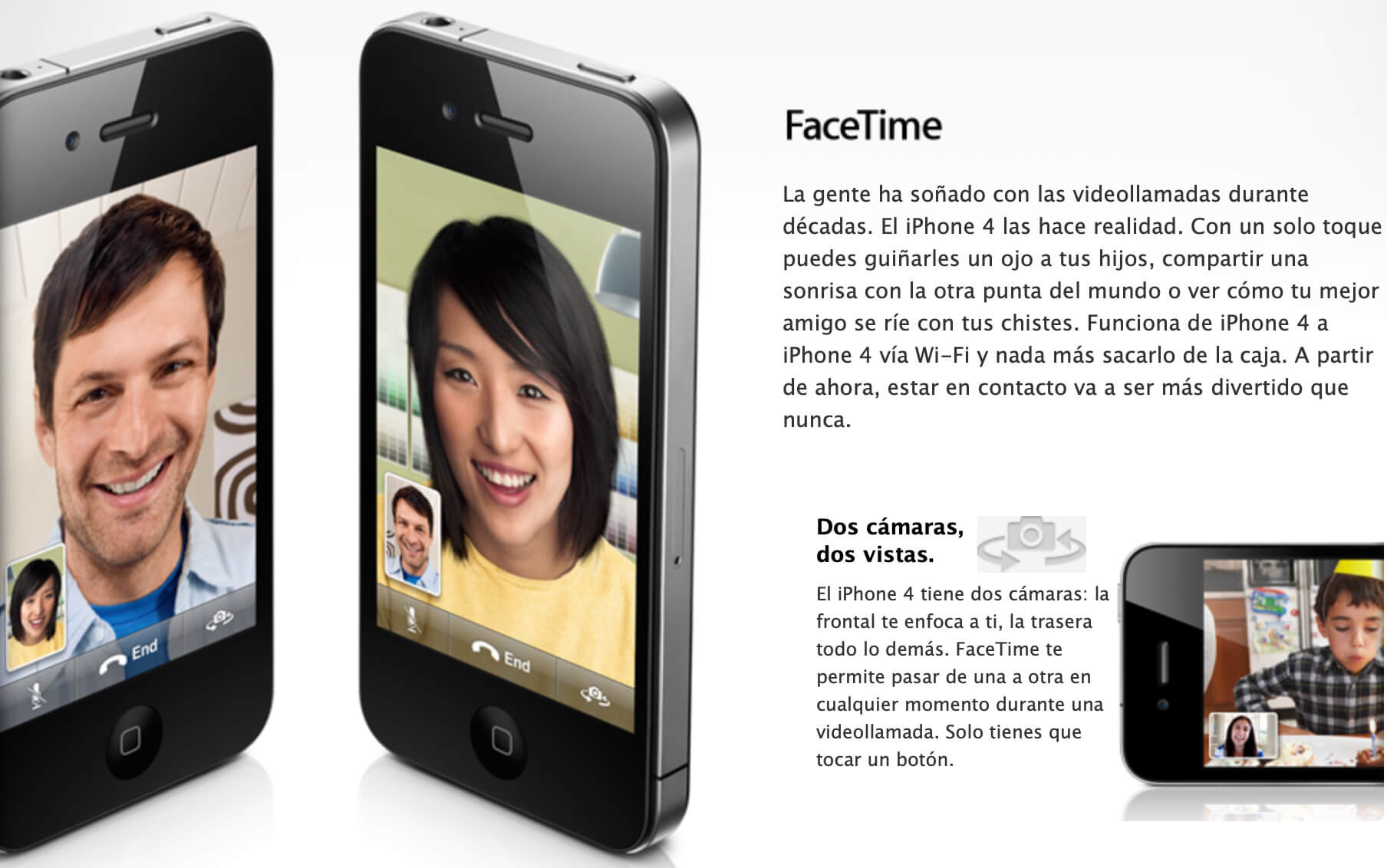 FaceTIme en iOS 4