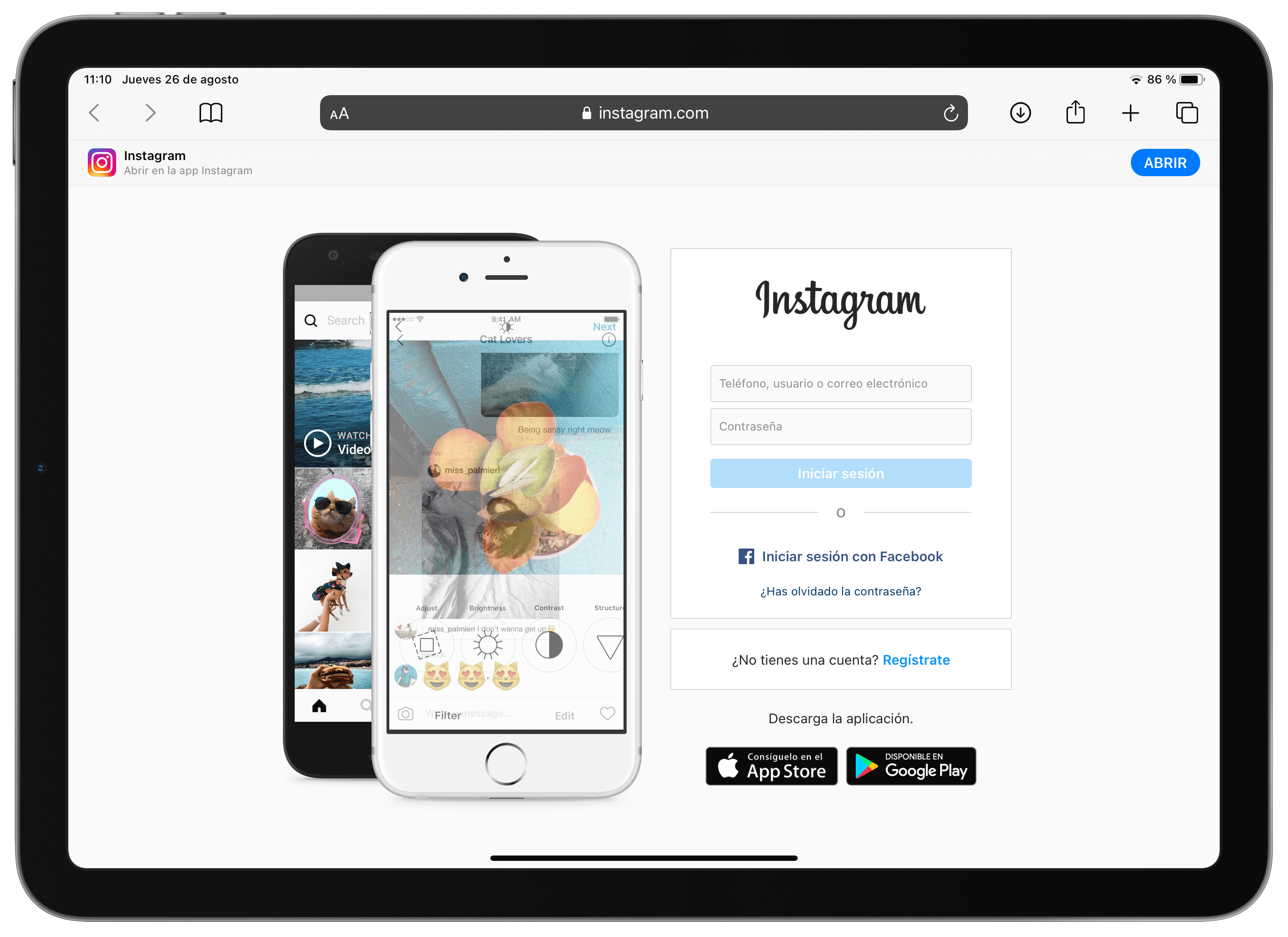 Instalar Instagram en el iPad en 2021: usar versión web Instalar Instagram en el iPad en 2021: usar versión web