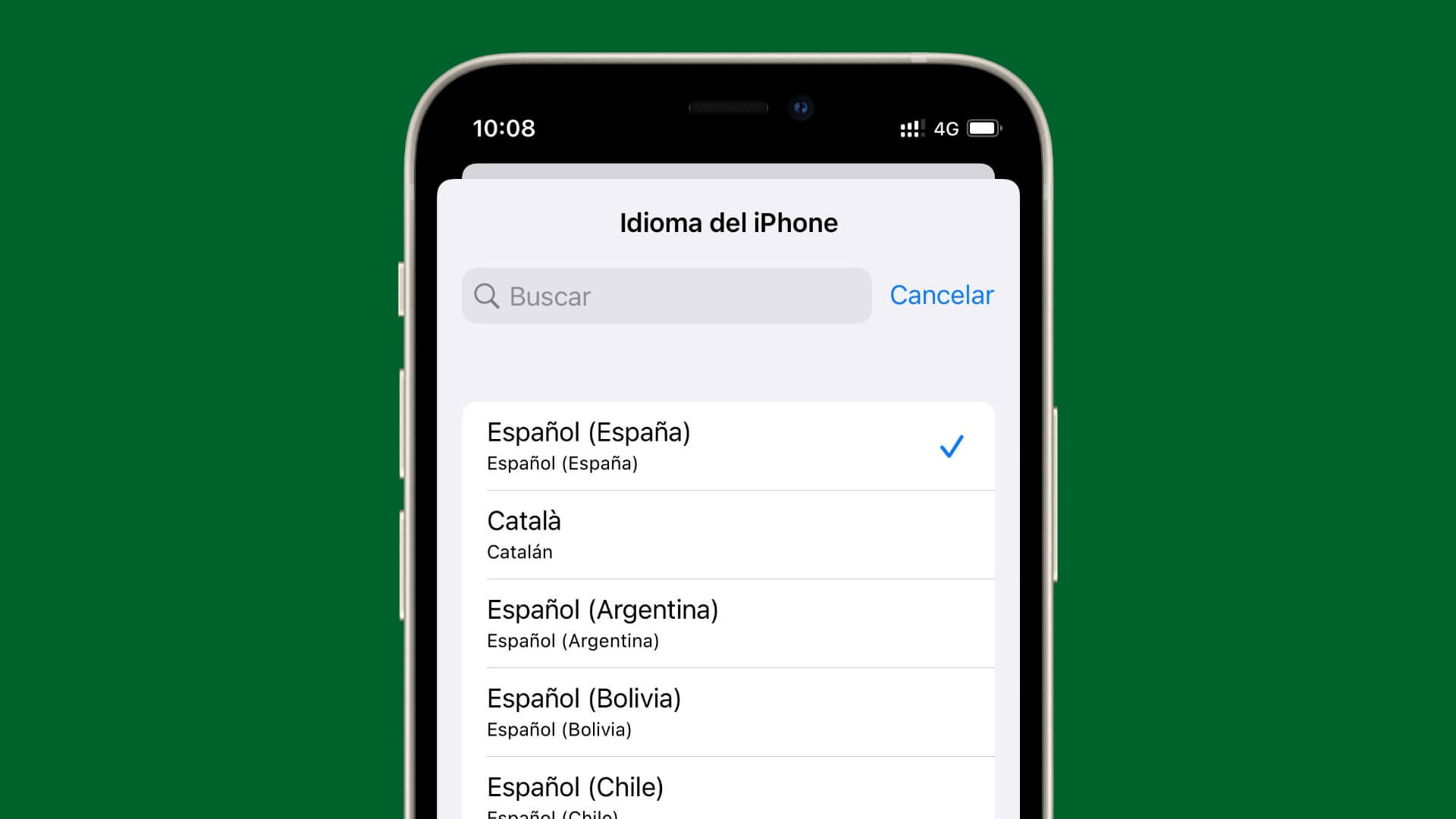 Euskera en el iPhone