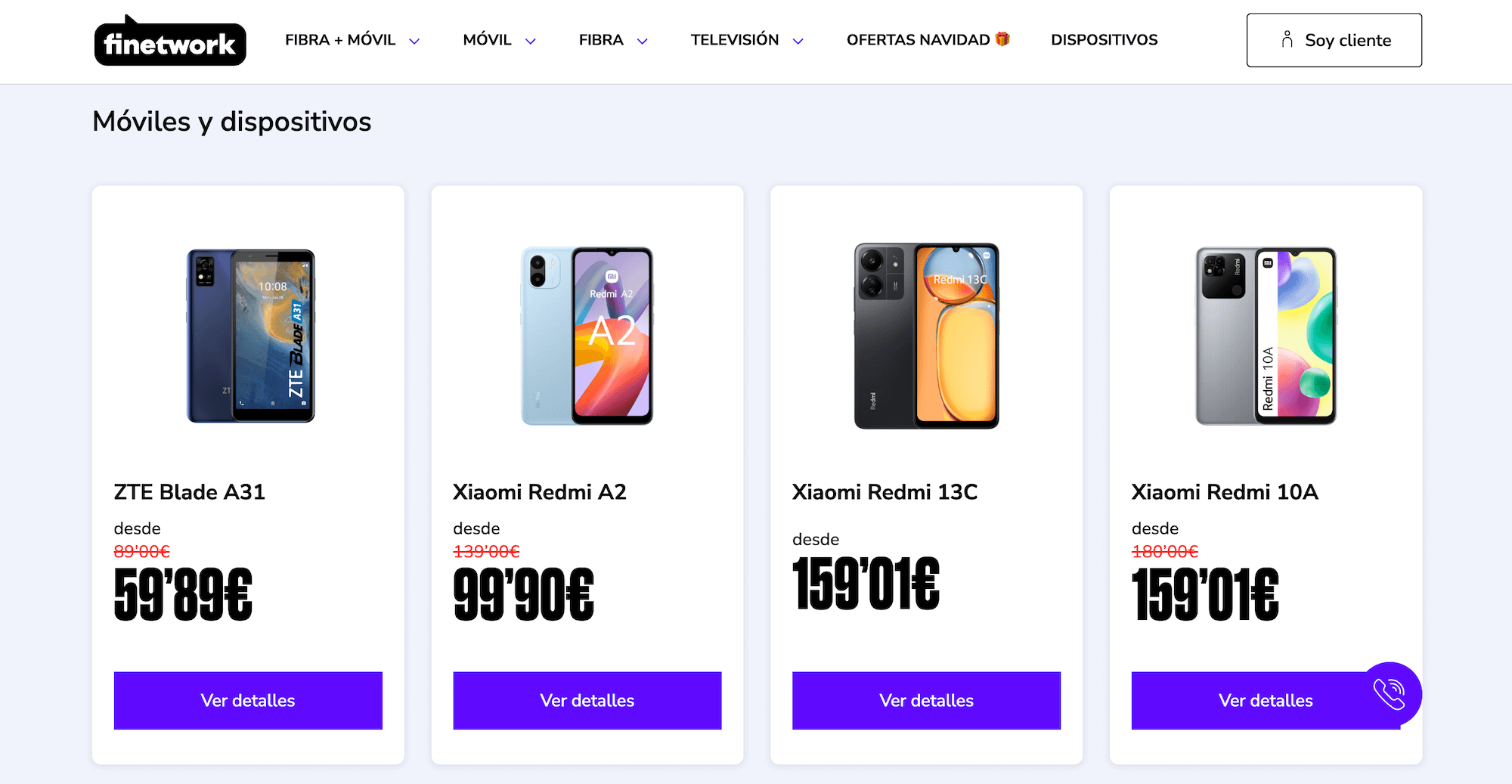 Tienda de dispositivos de Finetwork Tienda de dispositivos de Finetwork