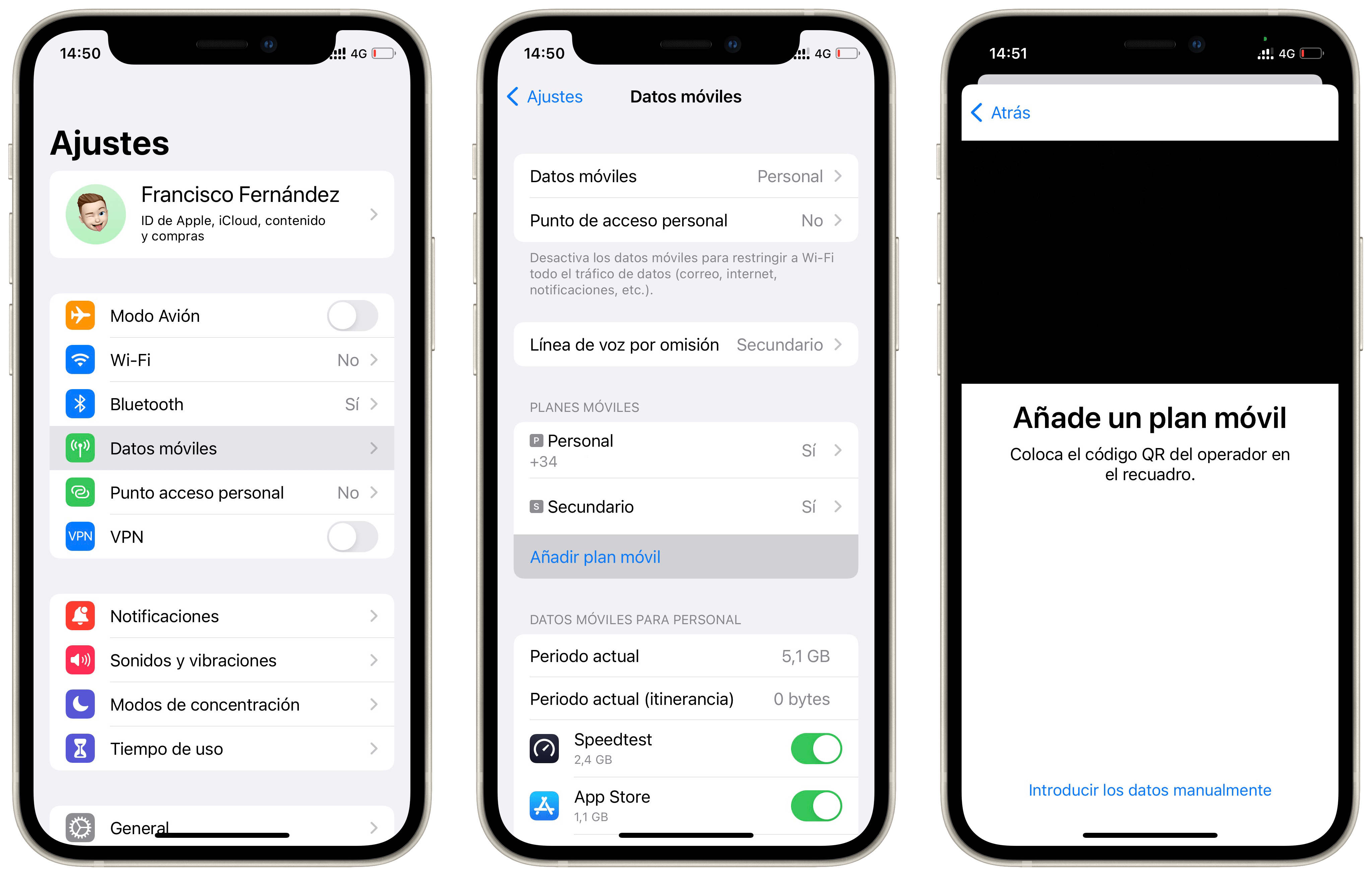 Instalar eSIM en el iPhone Instalar eSIM en el iPhone