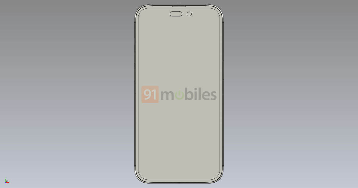 Filtración del notch de los iPhone 14