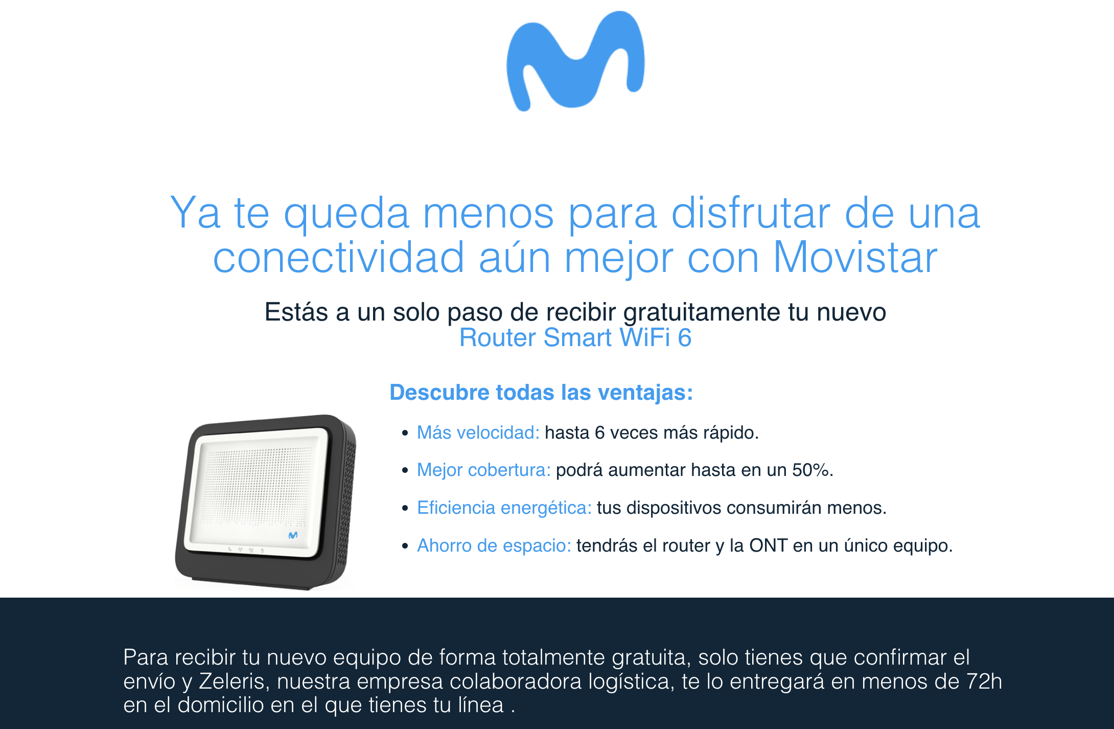 Movistar actualiza gratis el router al nuevo Smart WiFi 6