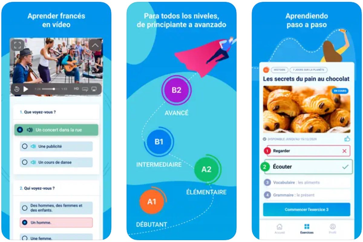 TV5MONDE aprender frances TV5MONDE: aprende francés con vídeos cortos desde iPhone