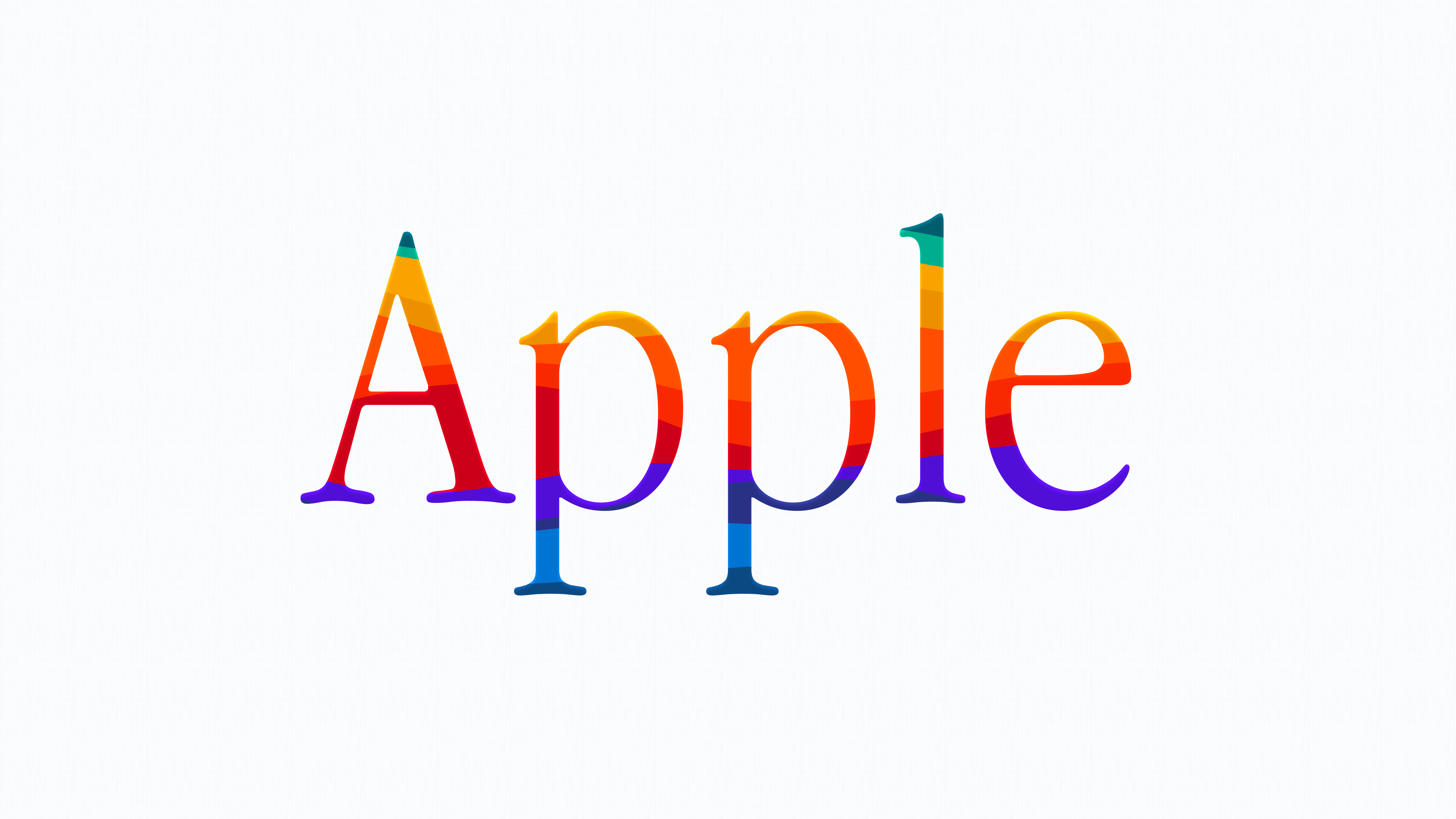 Wallpaper arcoíris Apple